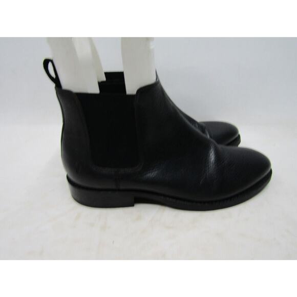 Frye Mens Size 7 D Black Leather Ankle Chelsea Boots main image 7